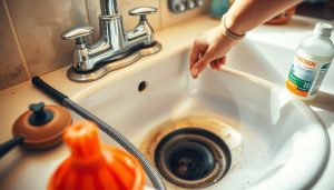 Desentupimento de pia